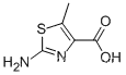 Molecular Structure of 688064-14-4 (4-Thiazolecarboxylicacid,2-amino-5-methyl-(9CI))